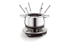 Fleischfondue - Set Bourguignonne/ Chinoise 8 Teile, Silber - MEGART