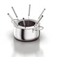 Fleischfondue - Set Bourguignonne/ Chinoise 8 Teile, Silber - MEGART