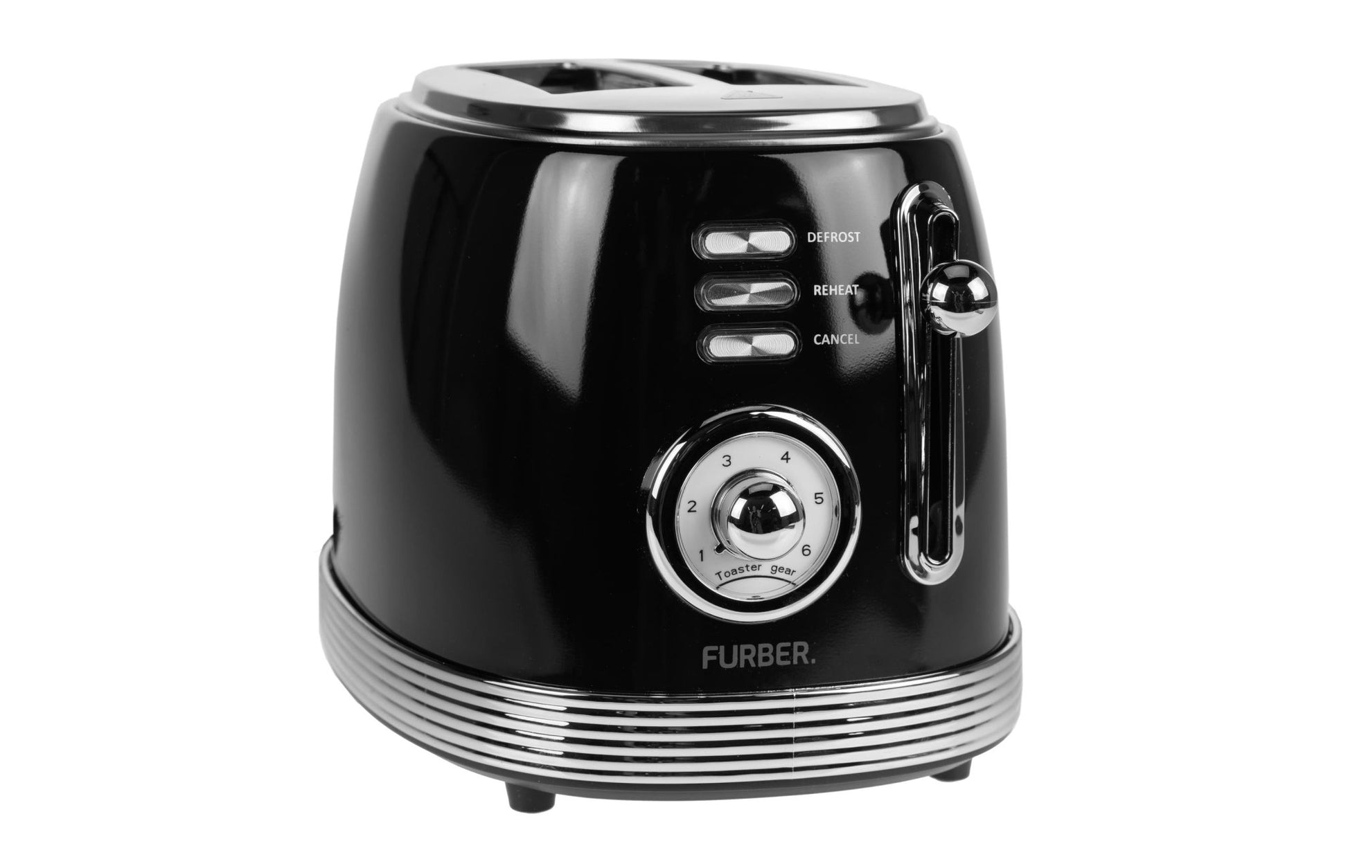 Toaster Brando Schwarz glanz - MEGART