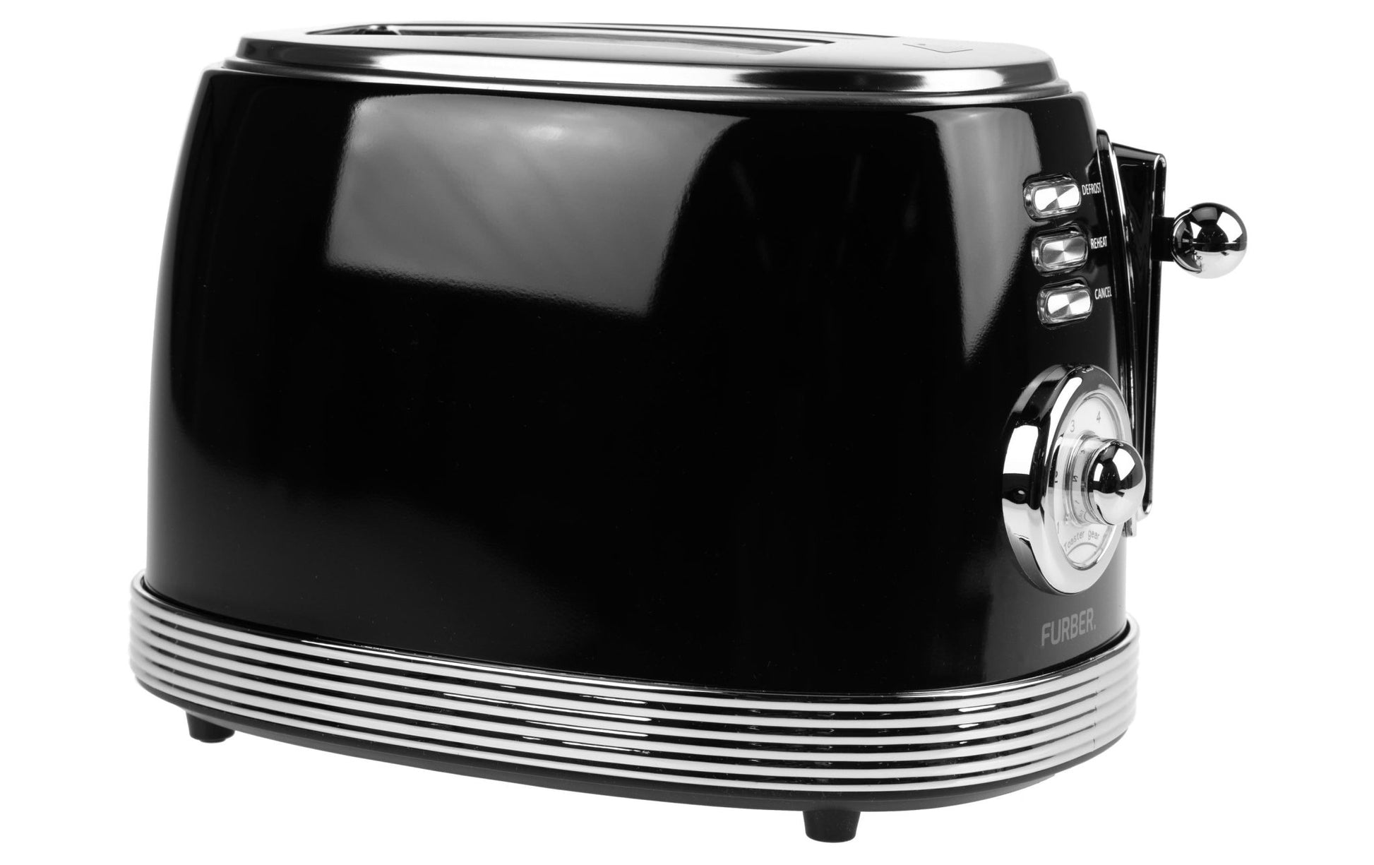 Toaster Brando Schwarz glanz - MEGART