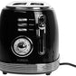 Toaster Brando Schwarz glanz - MEGART