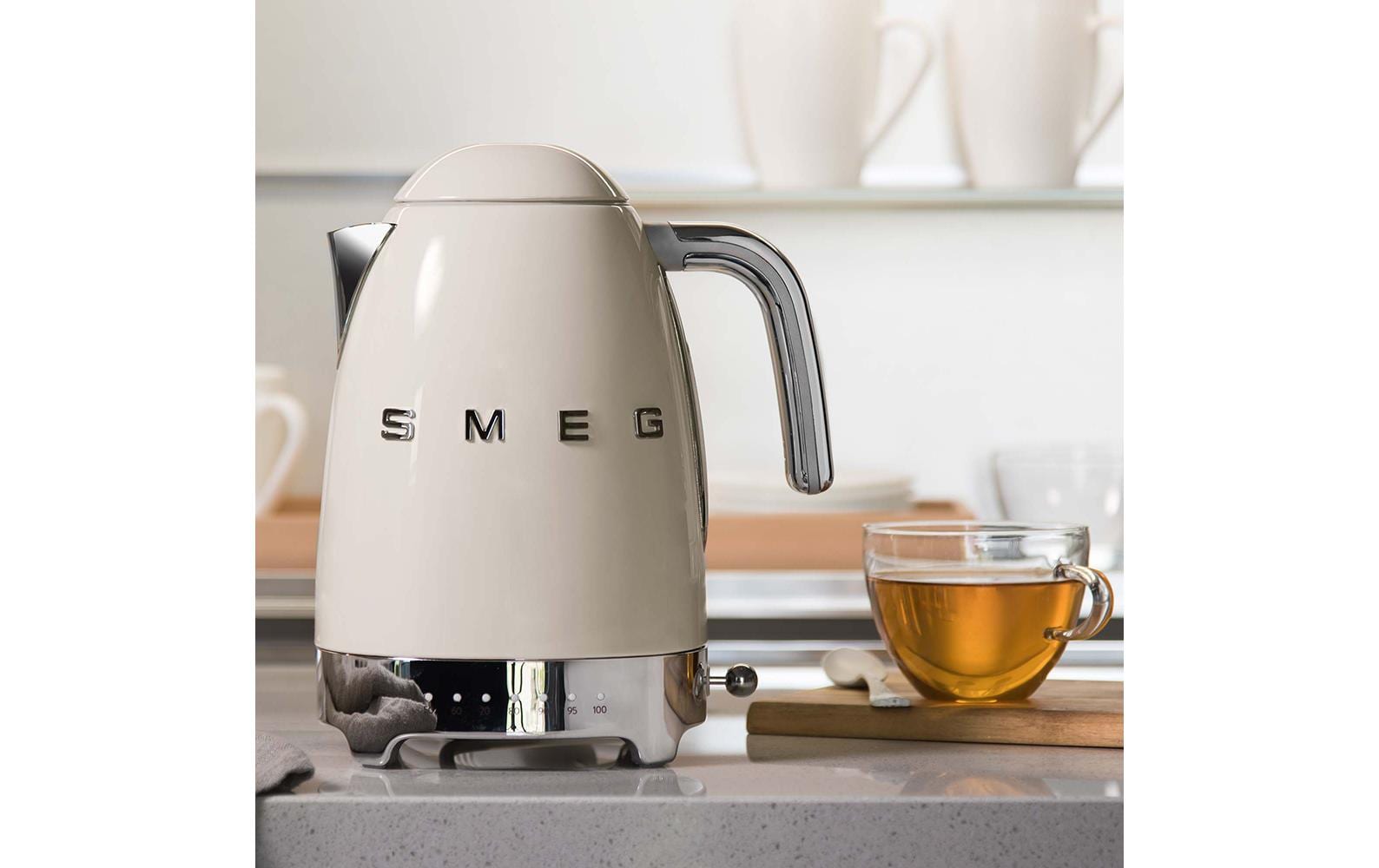Wasserkocher 50's Style KLF04CREU 1.7 l, Crème - MEGART
