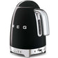 Wasserkocher 50's Style KLF04BLEU 1.7 l, Schwarz - MEGART