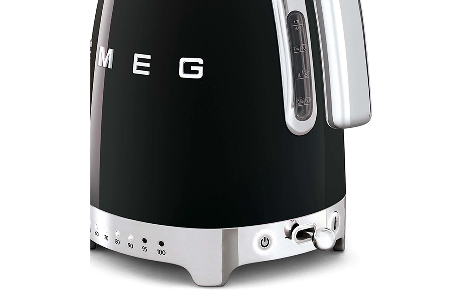 Wasserkocher 50's Style KLF04BLEU 1.7 l, Schwarz - MEGART