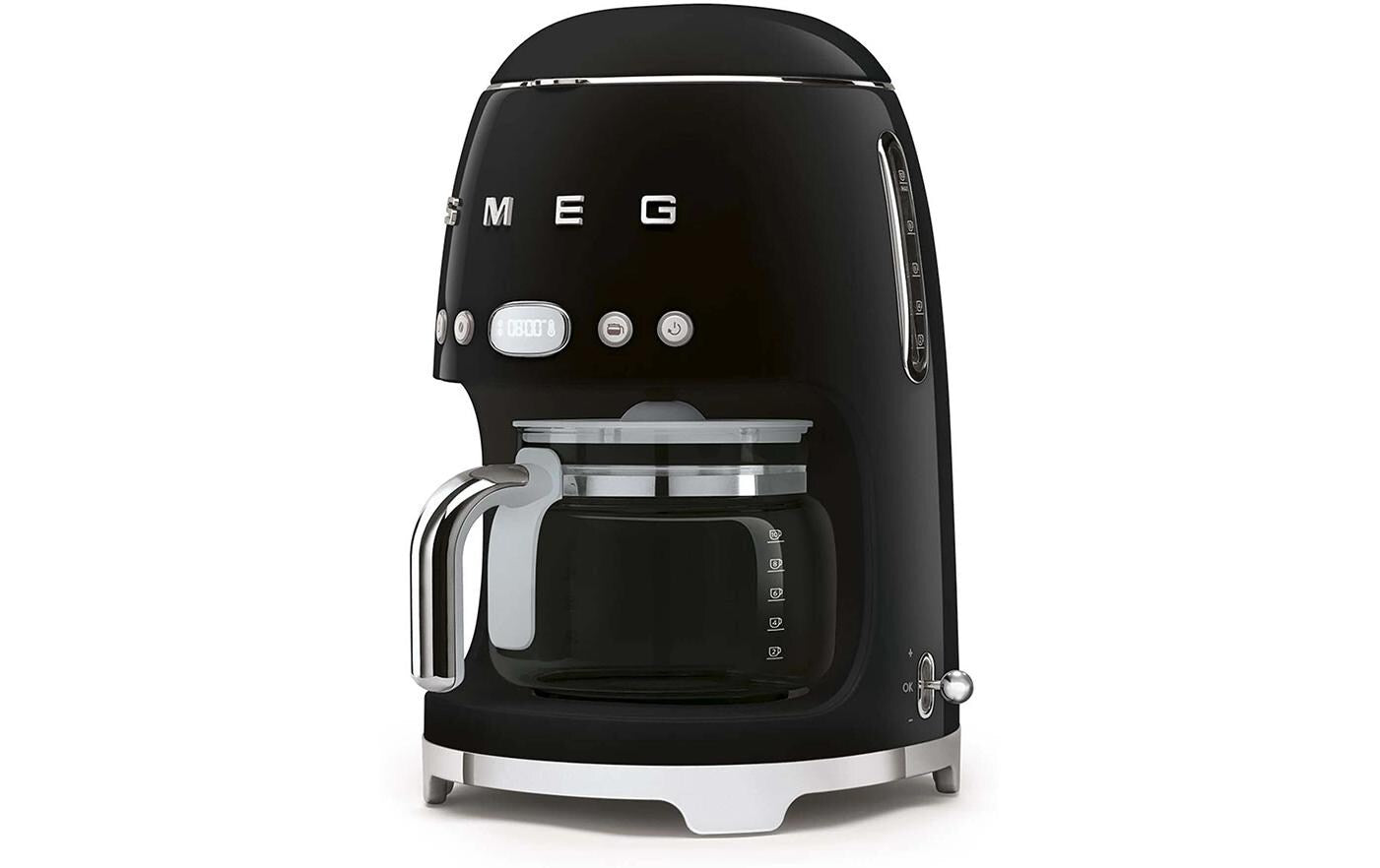 Filterkaffeemaschine 50's Style DCF02BLEU Schwarz - MEGART