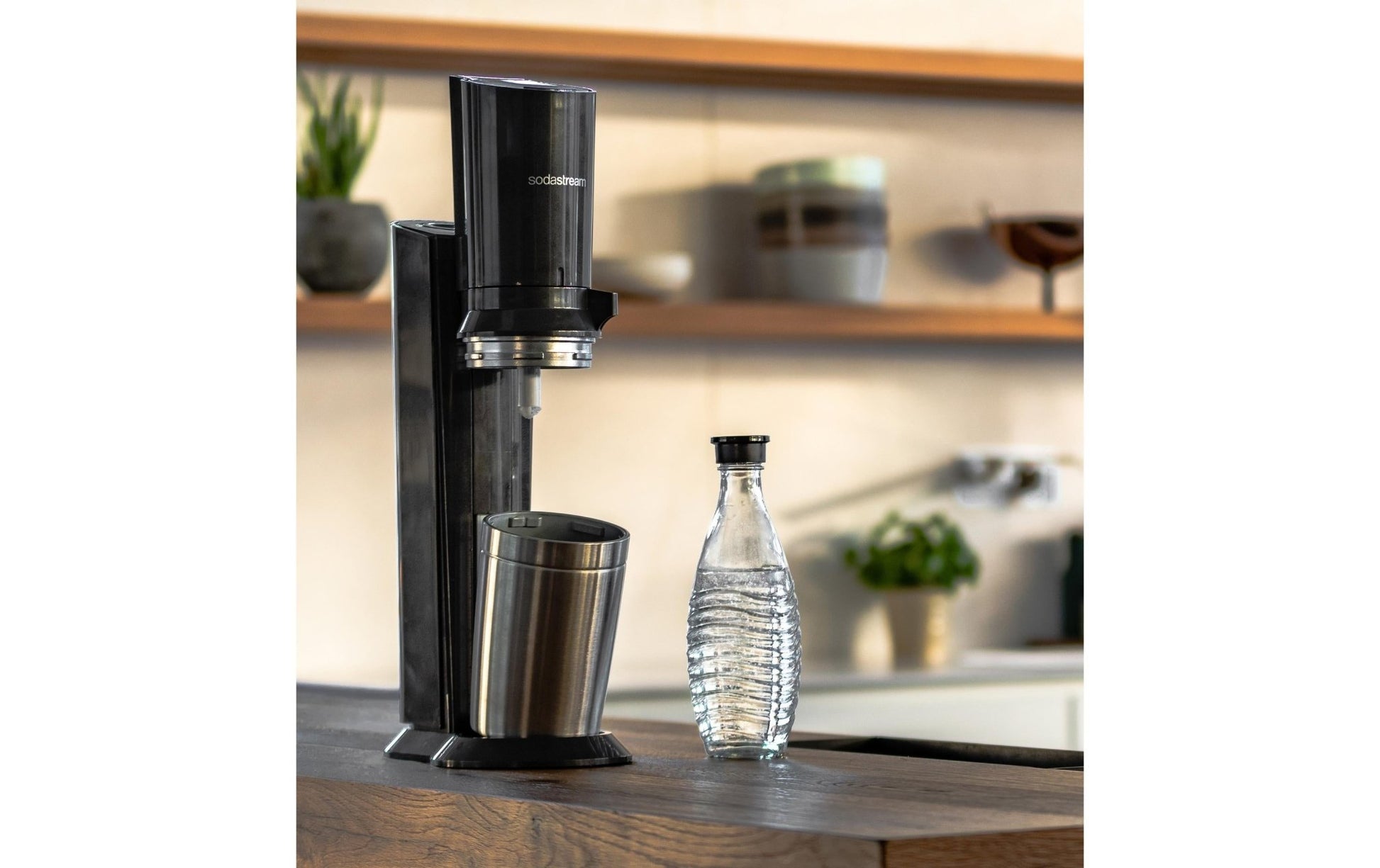 Wassersprudler Crystal CQC Megapack Schwarz - MEGART