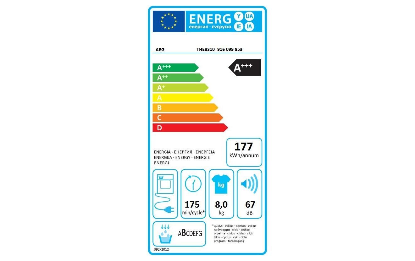 Wäschetrockner THE8310 Links/Wechselbar - MEGART