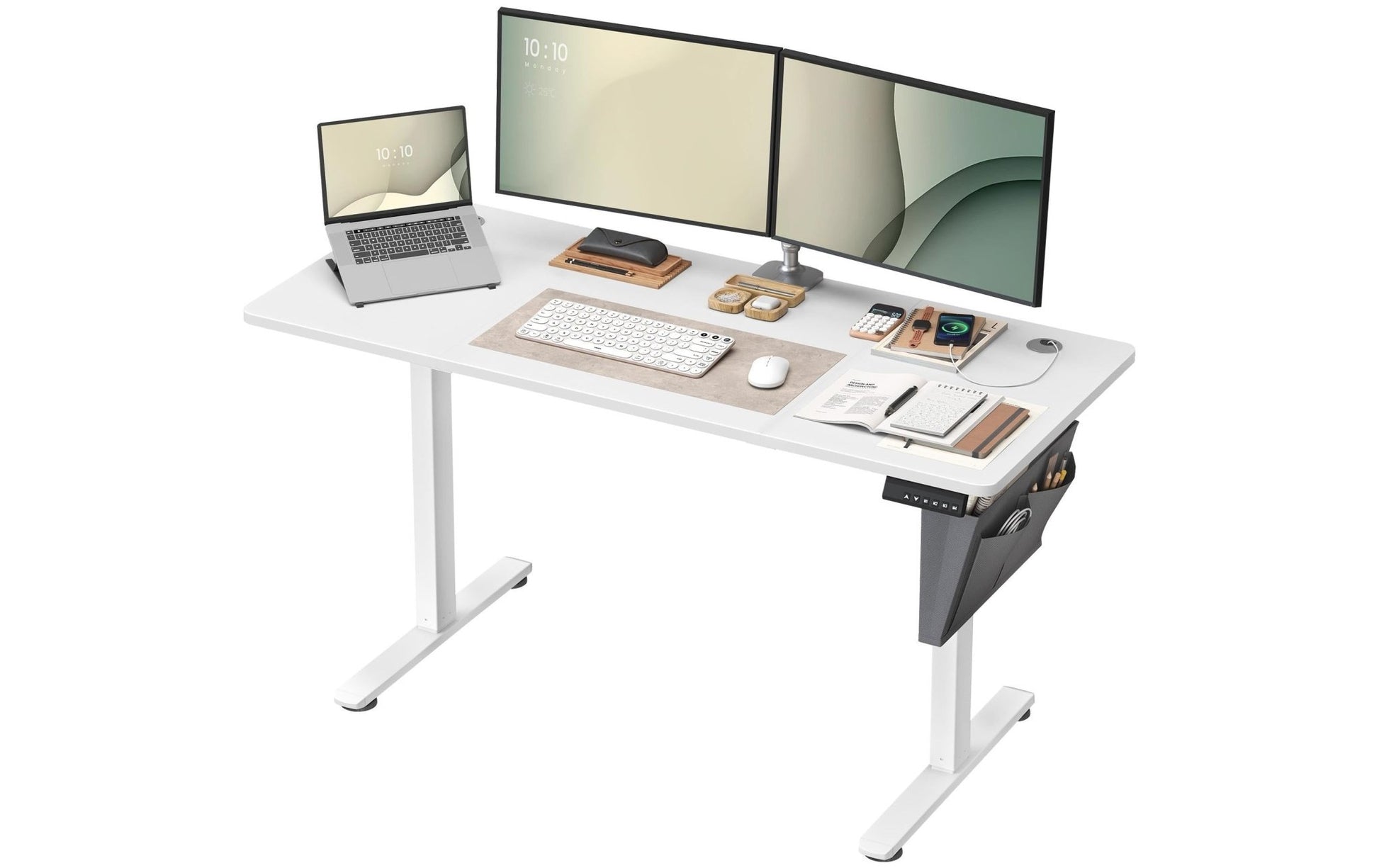 Songmics Stehtisch 140 x 60 cm, höhenverstellbar - MEGART