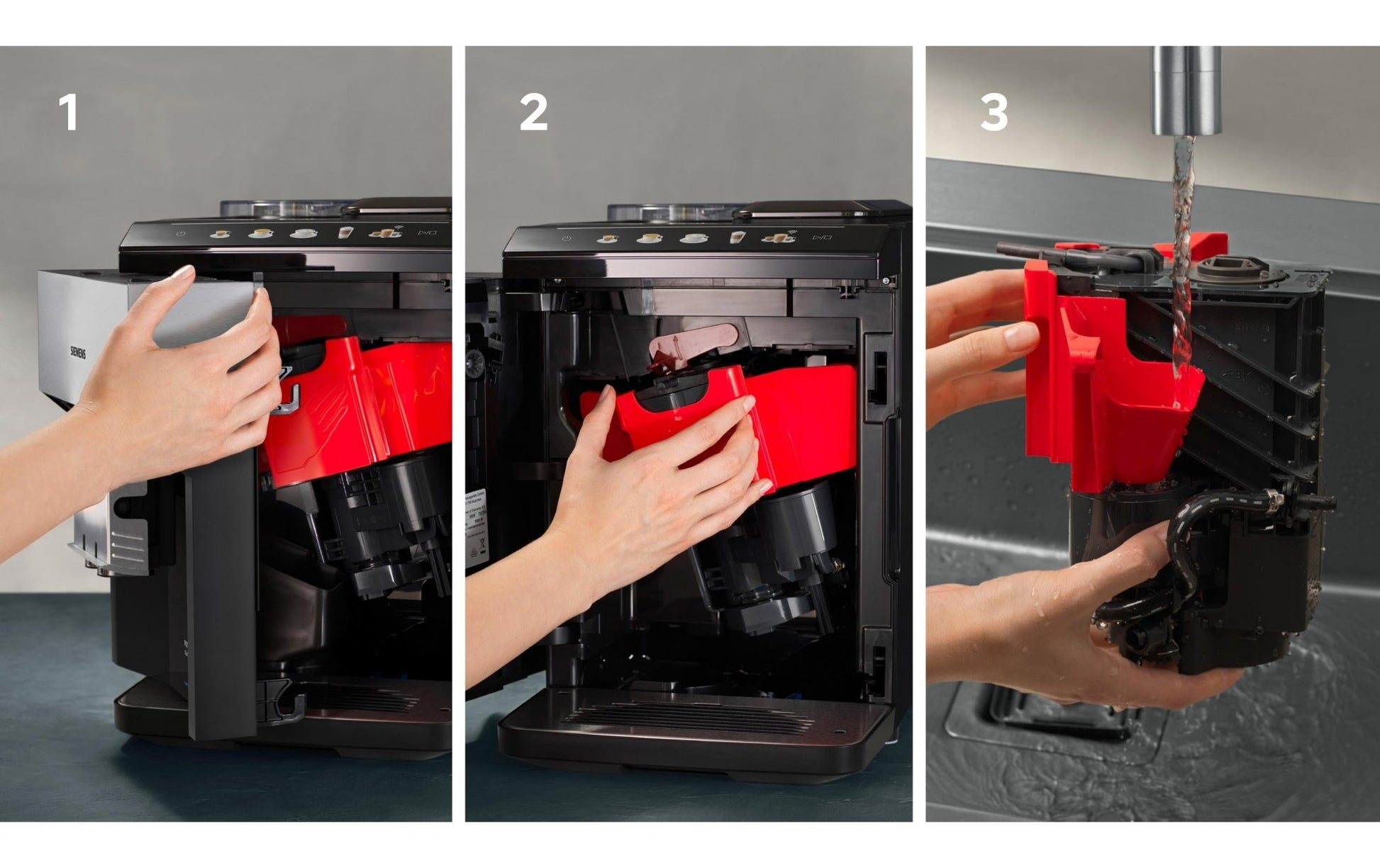 Kaffeevollautomat EQ500 TQ517D03 Schwarz - MEGART