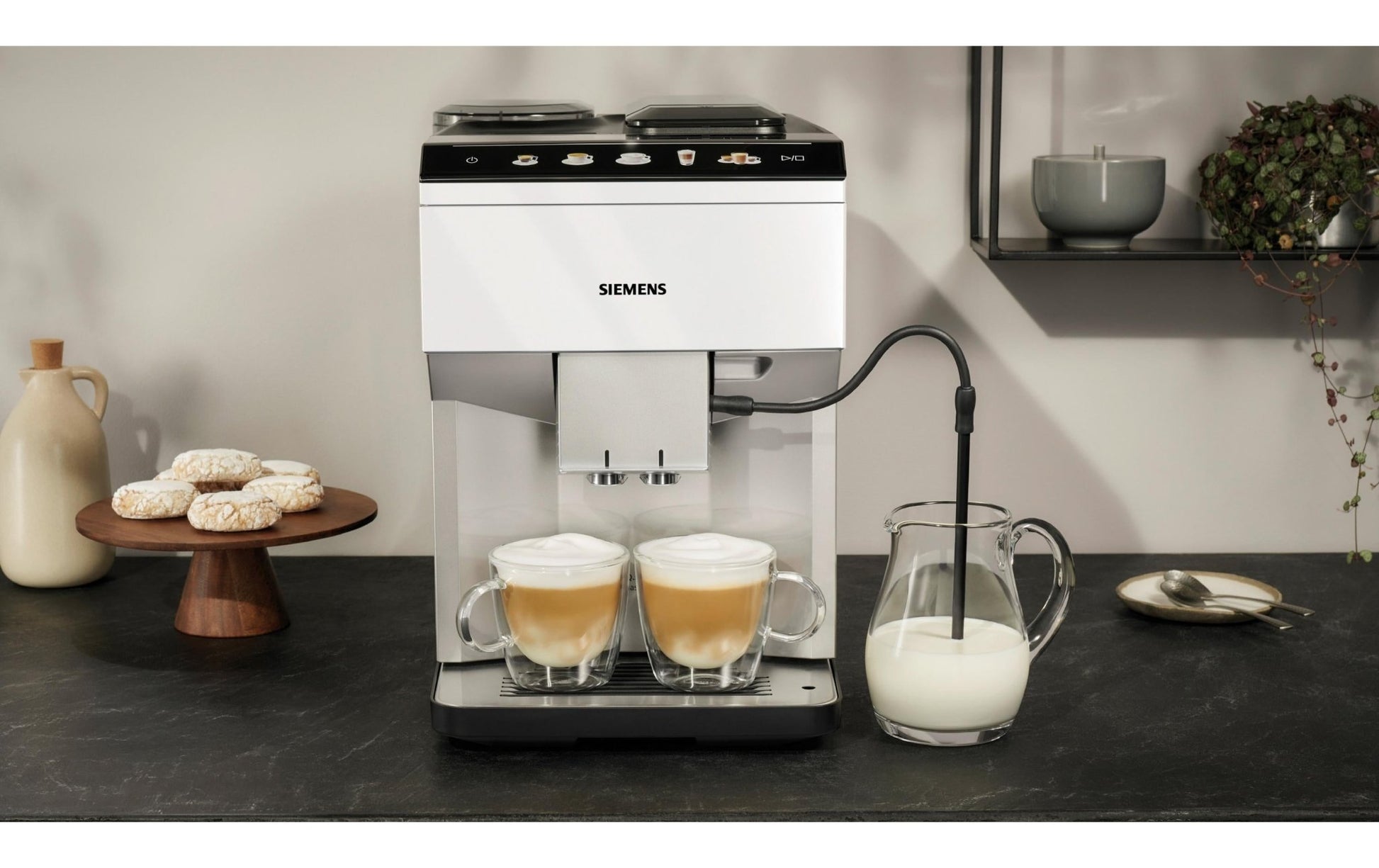 Kaffeevollautomat EQ500 Classic TP515D02 Weiss - MEGART