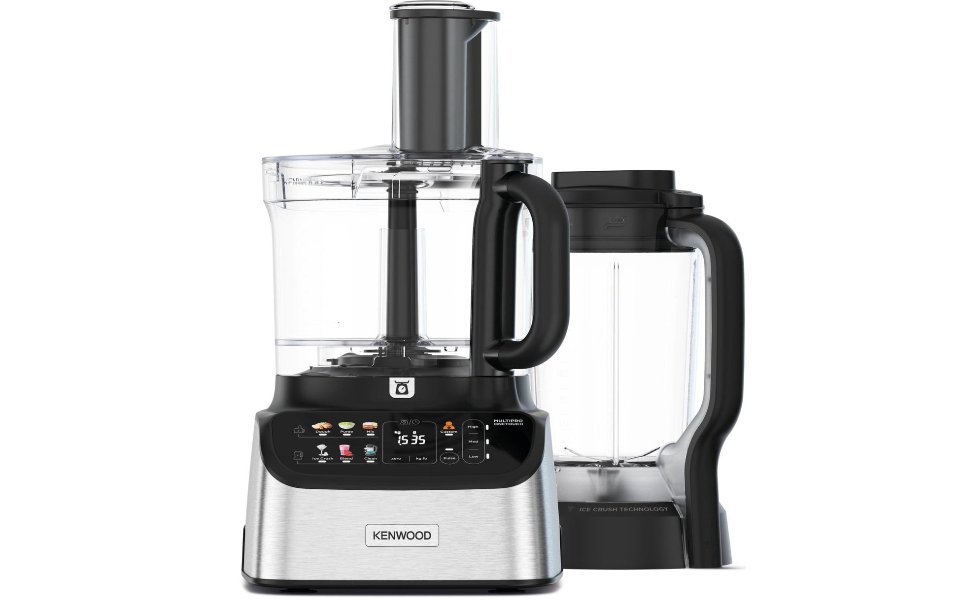 Food Processor FDM73.480SS MultiPro One Touch Silber/Schwarz - MEGART