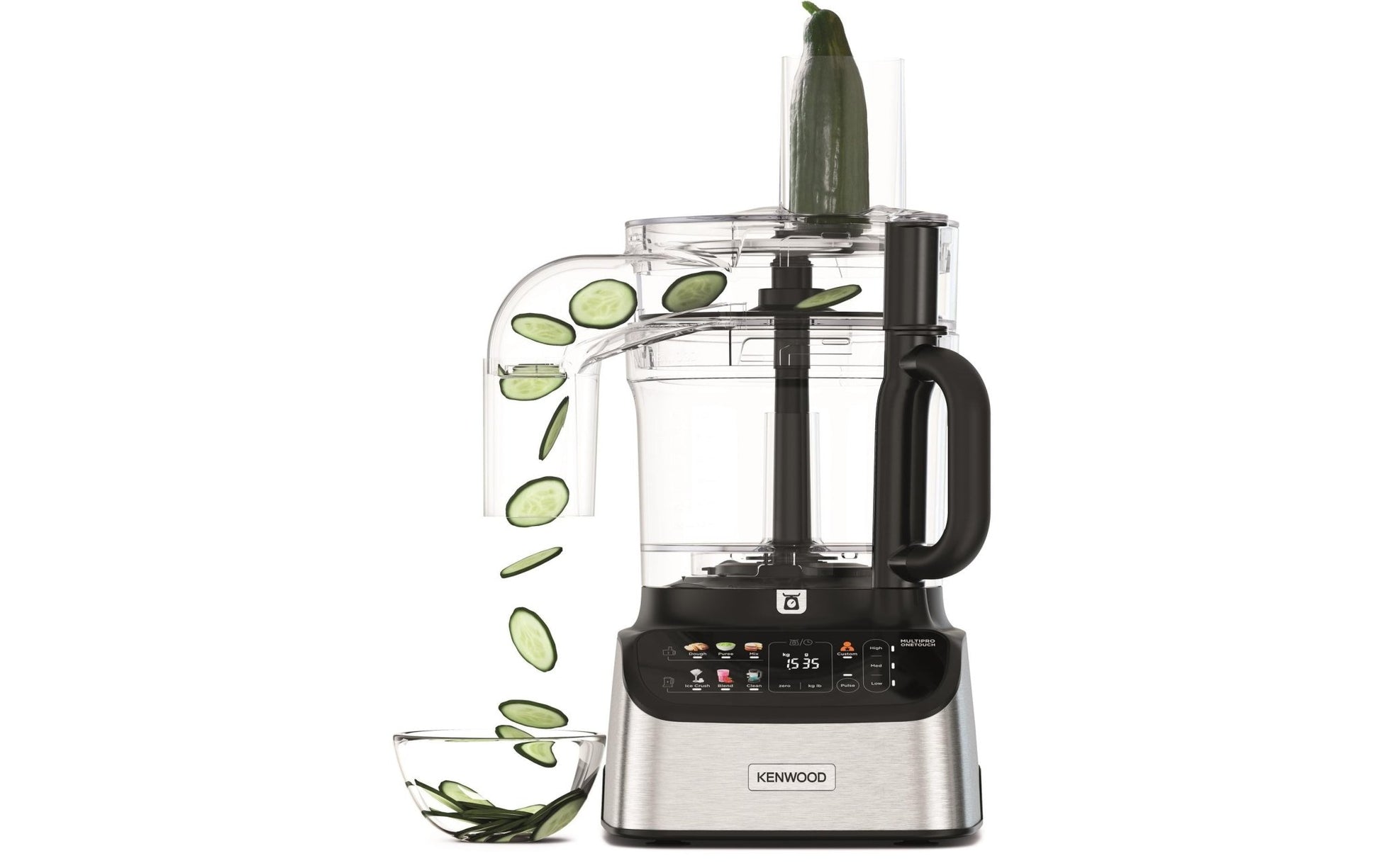 Food Processor FDM73.480SS MultiPro One Touch Silber/Schwarz - MEGART