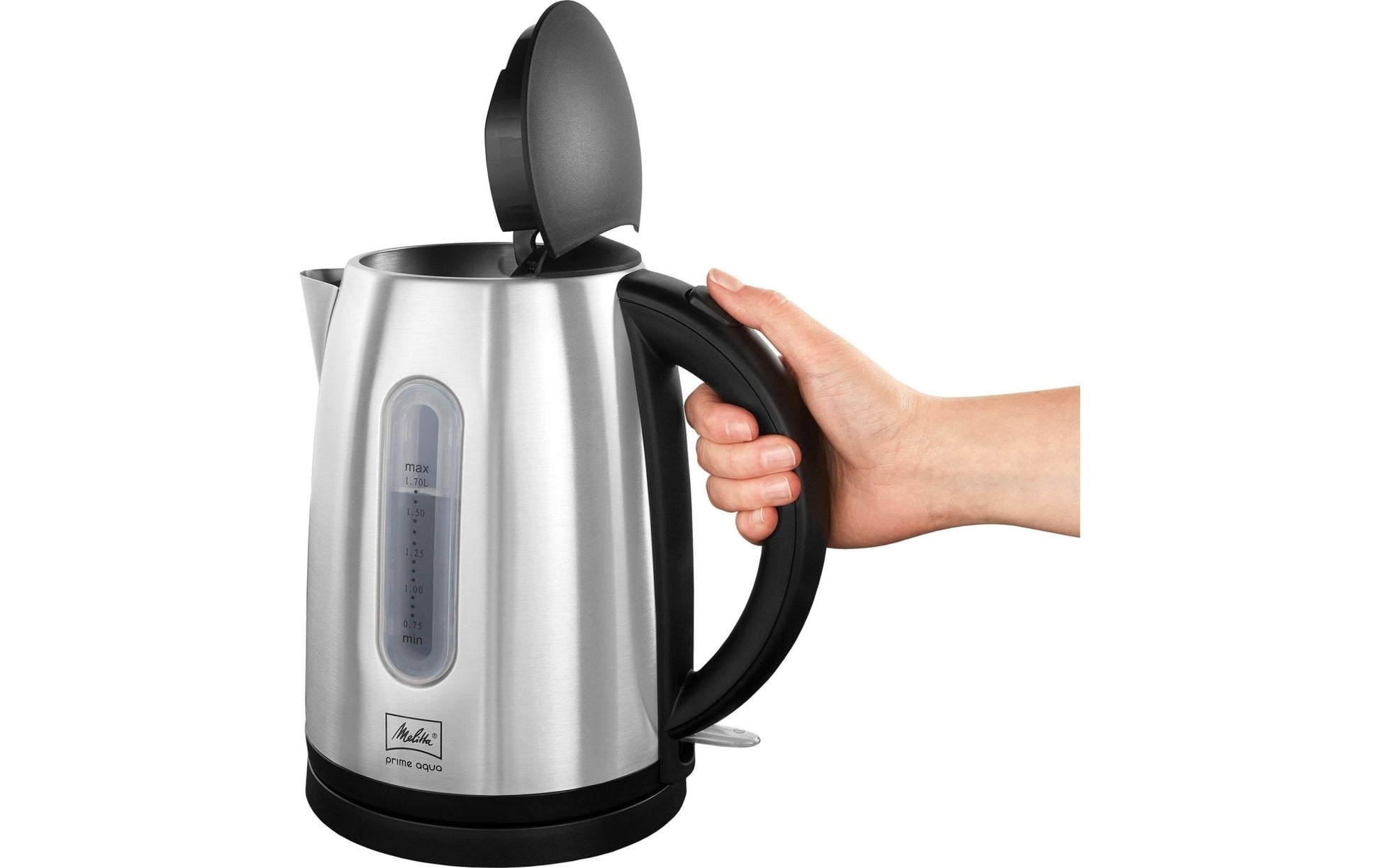 Wasserkocher Prime Aqua 1.7 l, Silber - MEGART