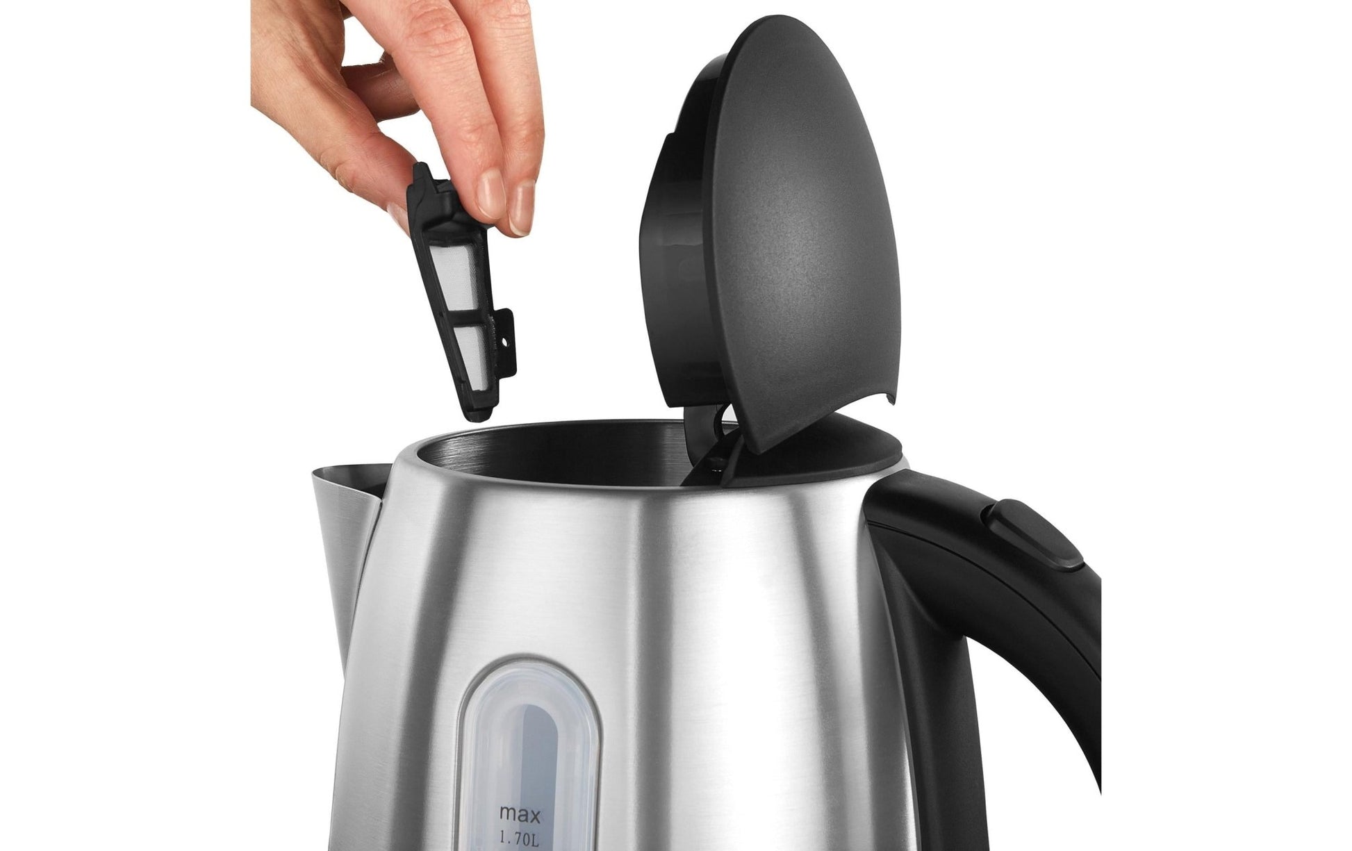 Wasserkocher Prime Aqua 1.7 l, Silber - MEGART