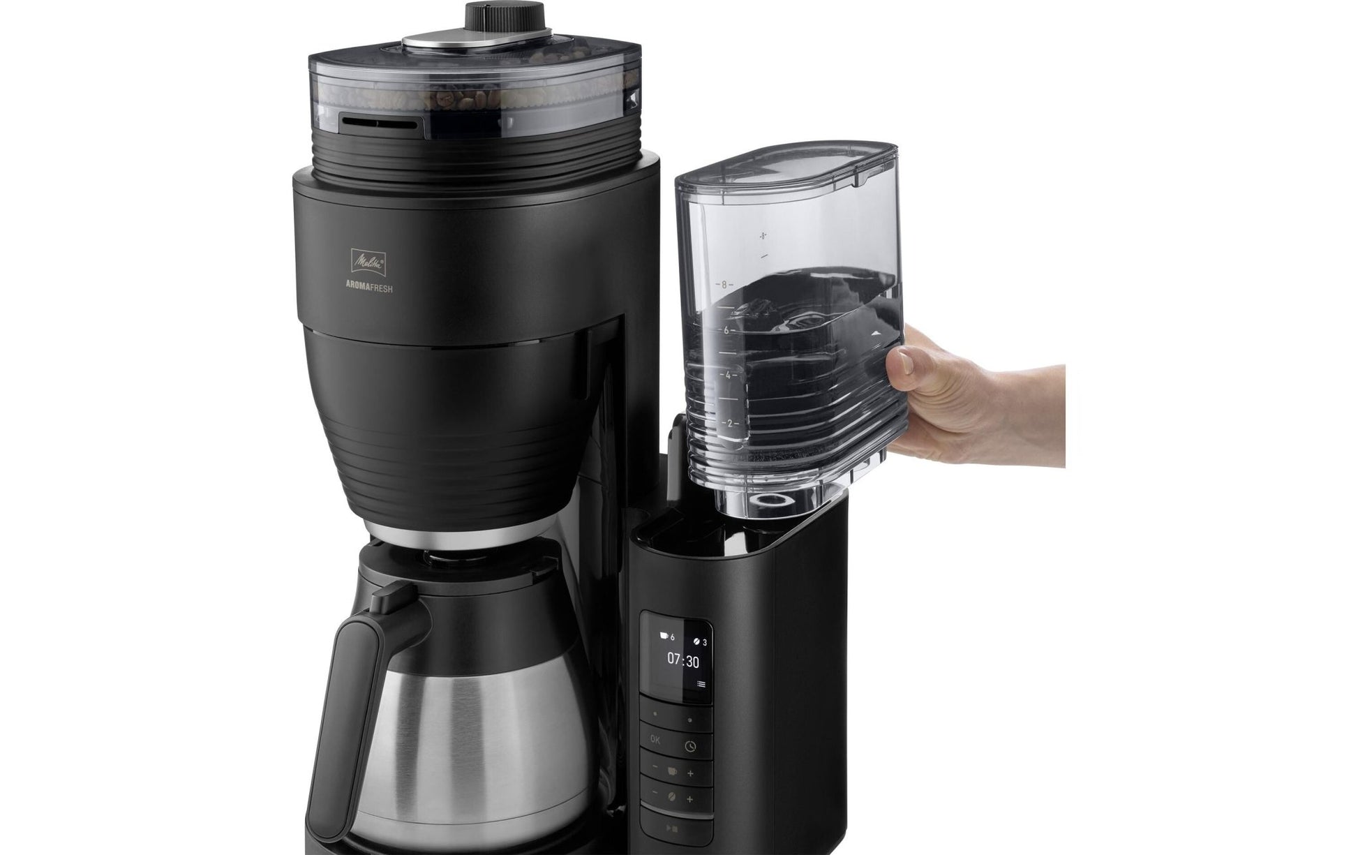 Filterkaffeemaschine Aromafresh Therm Pro X Schwarz - MEGART