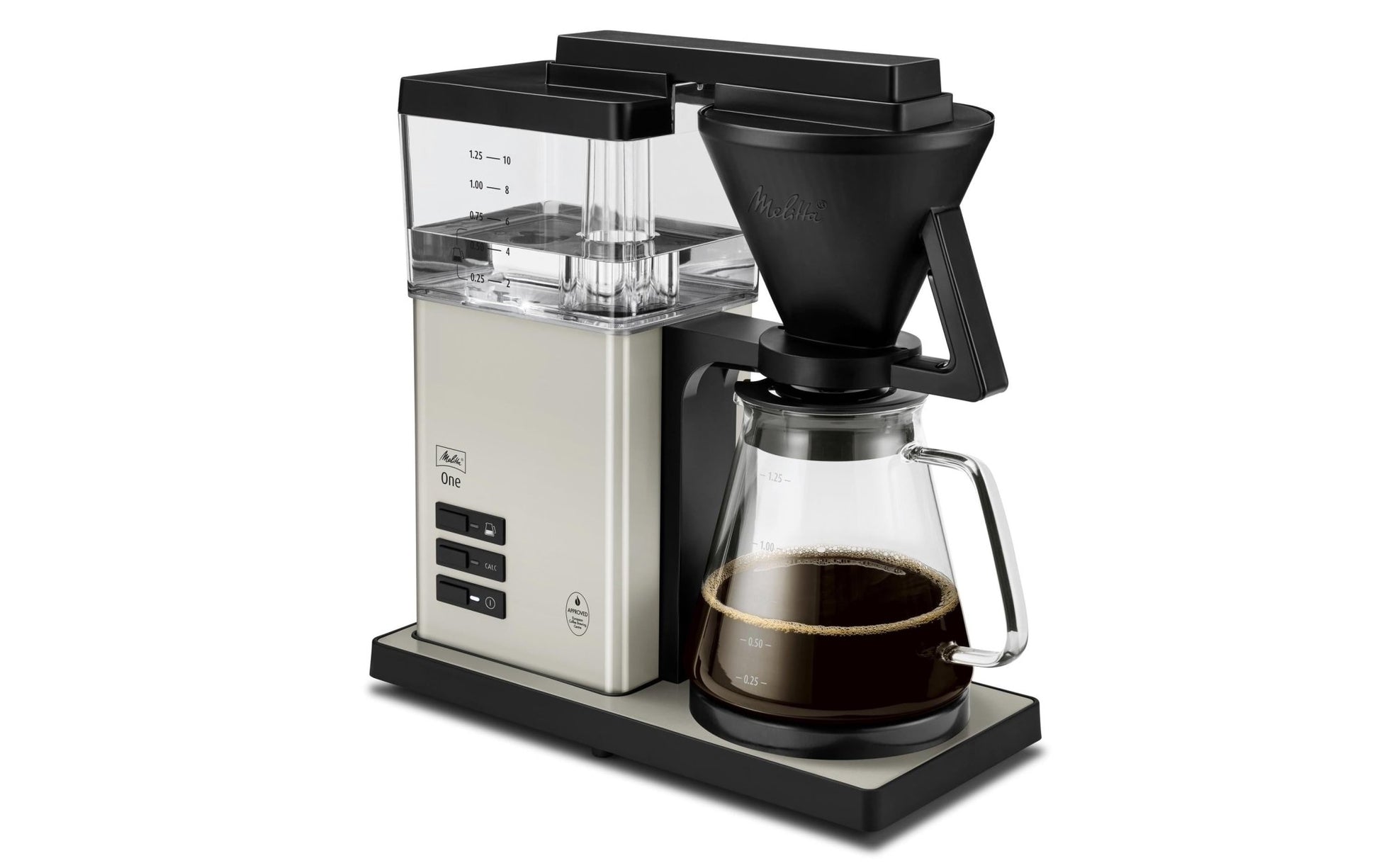 Filterkaffeemaschine One Schwarz/Weiss - MEGART