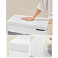 Sitzbank mit Polster 100 x 44 cm, Weiss - MEGART