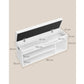 Sitzbank mit Polster 100 x 44 cm, Weiss - MEGART