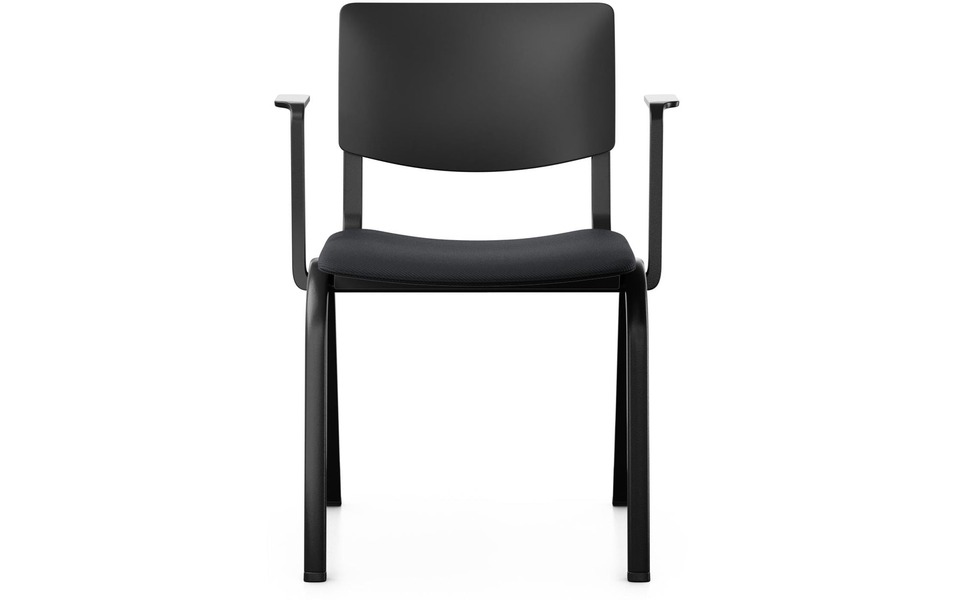 HÅG Konferenzstuhl Celi 9140 mit Armlehnen, Schwarz / Schwarz - MEGART