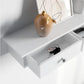 Wandregal mit Schubladen Weiss - MEGART