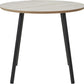 Beistelltisch Aalst 55 x 45 cm, Braun/Schwarz - MEGART