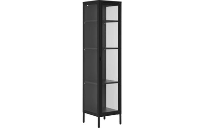 Vitrine Brisbane 180 x 40 cm, Schwarz - MEGART