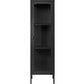Vitrine Brisbane 140 x 40 cm, Schwarz - MEGART