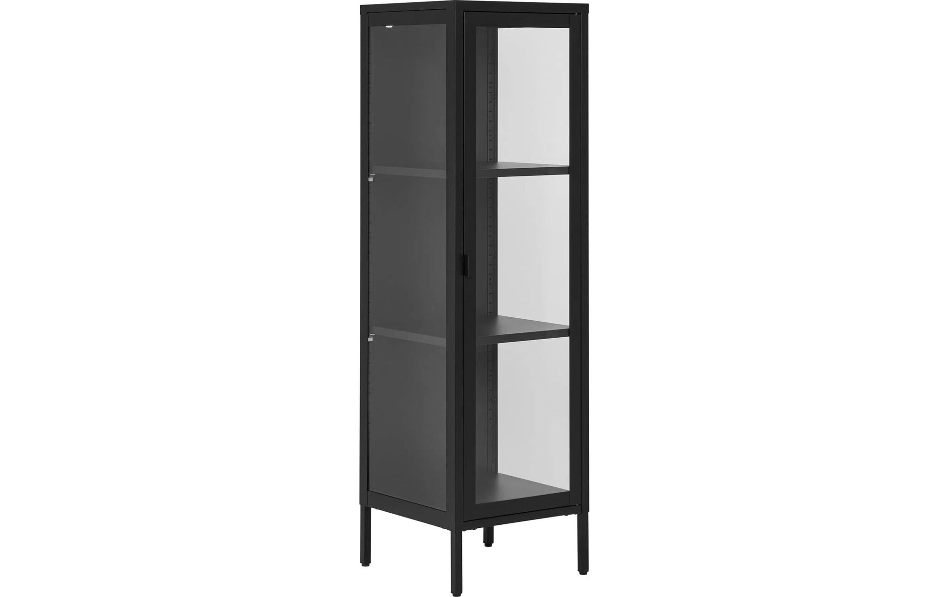Vitrine Brisbane 140 x 40 cm, Schwarz - MEGART