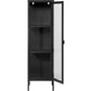 Vitrine Brisbane 140 x 40 cm, Schwarz - MEGART