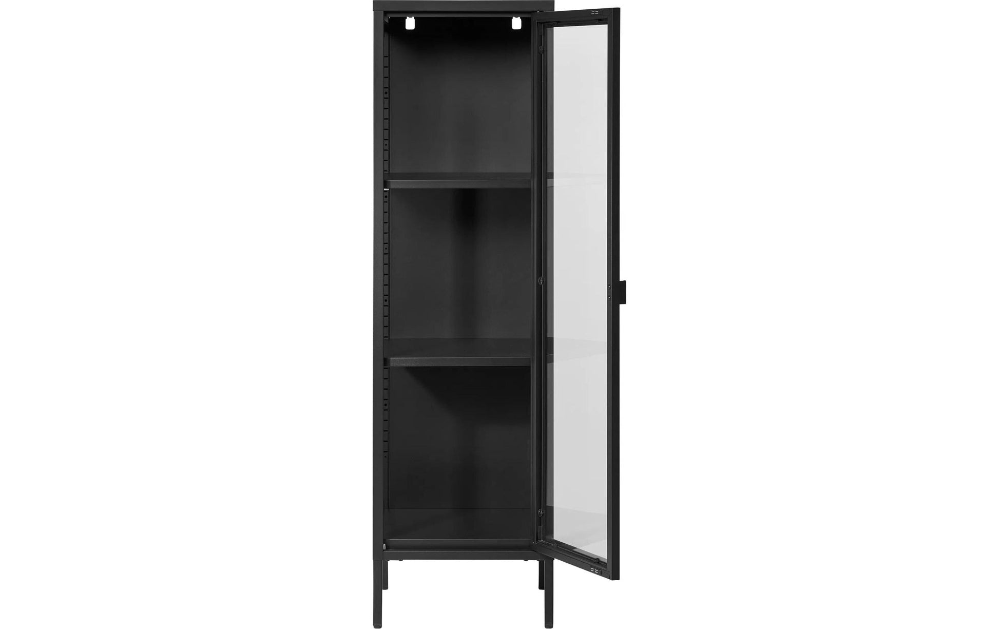 Vitrine Brisbane 140 x 40 cm, Schwarz - MEGART