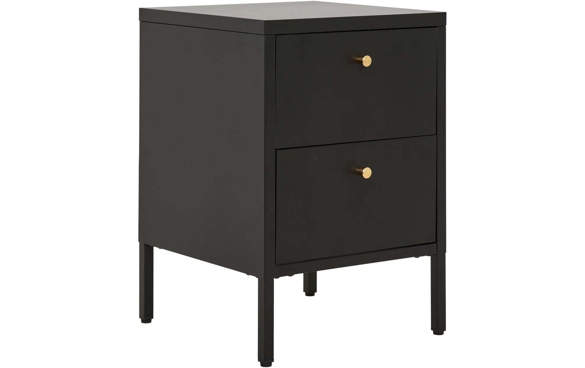 Beistelltisch Dalby 40 x 59.5 cm, Schwarz - MEGART