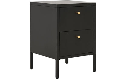 Beistelltisch Dalby 40 x 59.5 cm, Schwarz - MEGART