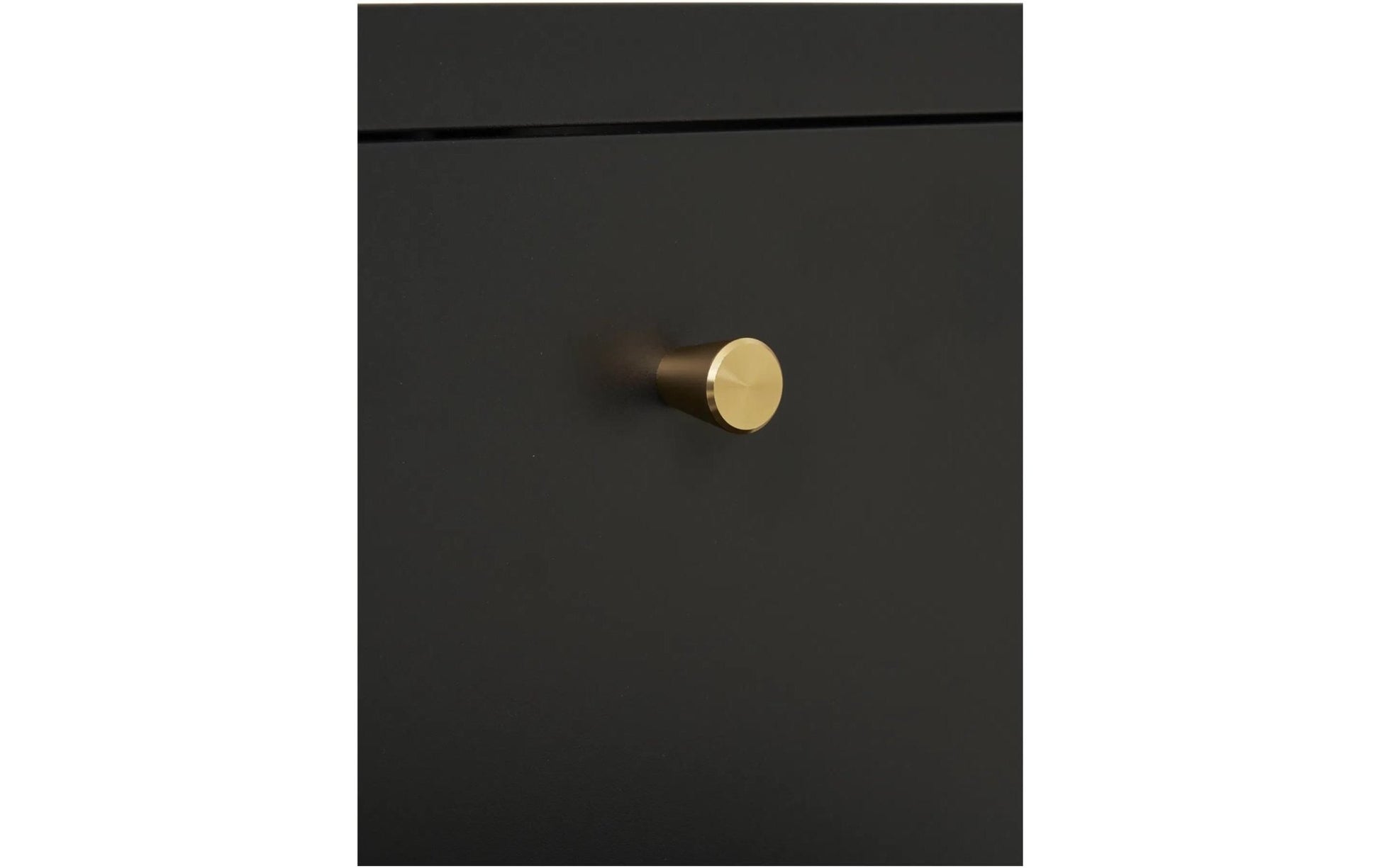 Beistelltisch Dalby 40 x 59.5 cm, Schwarz - MEGART