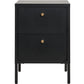 Beistelltisch Dalby 40 x 59.5 cm, Schwarz - MEGART