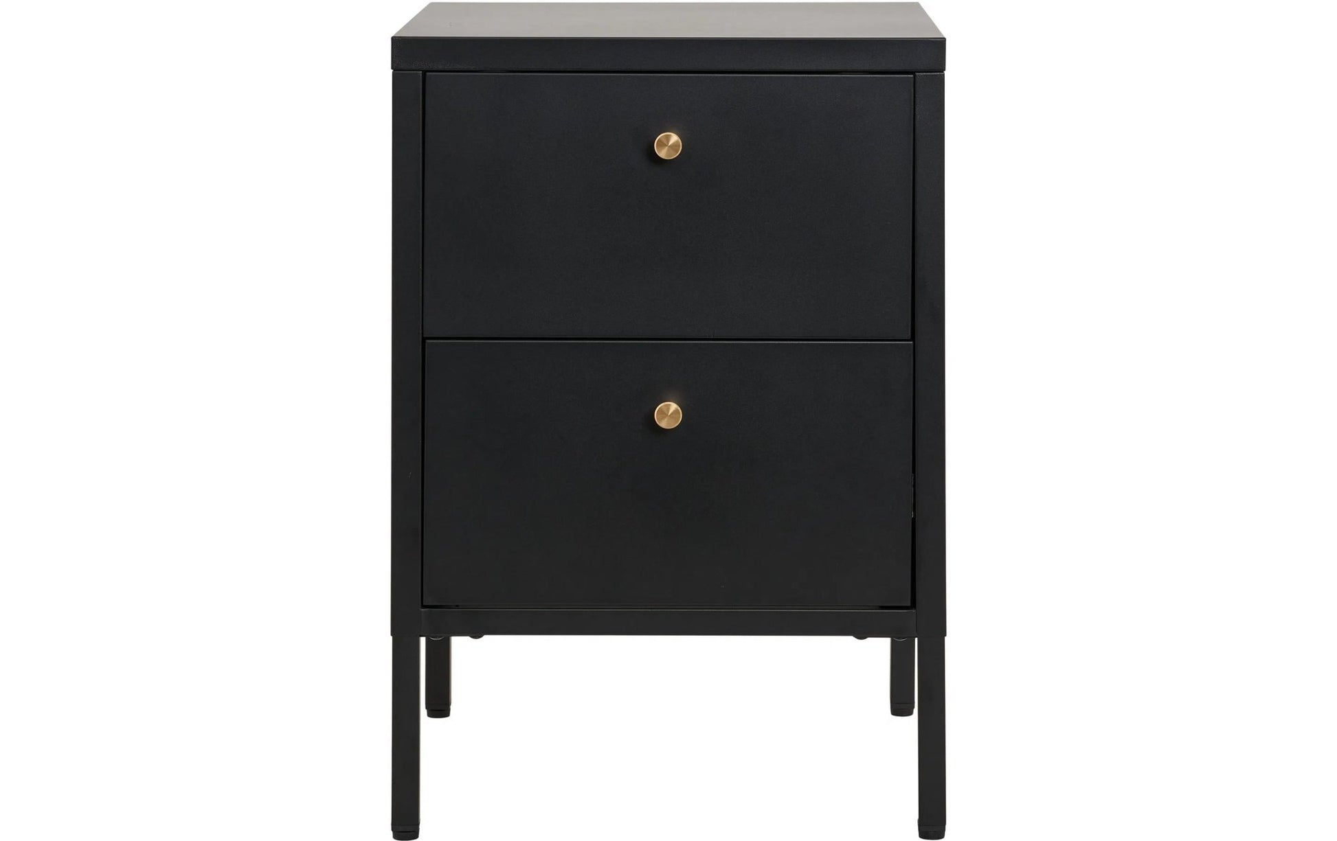 Beistelltisch Dalby 40 x 59.5 cm, Schwarz - MEGART