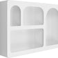 Wandregal Bryne 40 x 13 x 60 cm, Weiss - MEGART