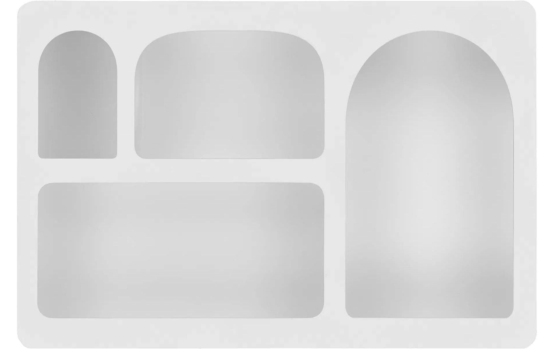 Wandregal Bryne 40 x 13 x 60 cm, Weiss - MEGART