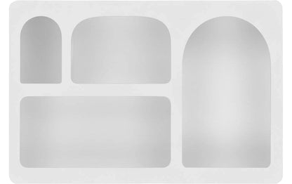Wandregal Bryne 40 x 13 x 60 cm, Weiss - MEGART