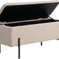 Sitztruhe Watford 36.5 x 95 x 46 cm, Beige - MEGART
