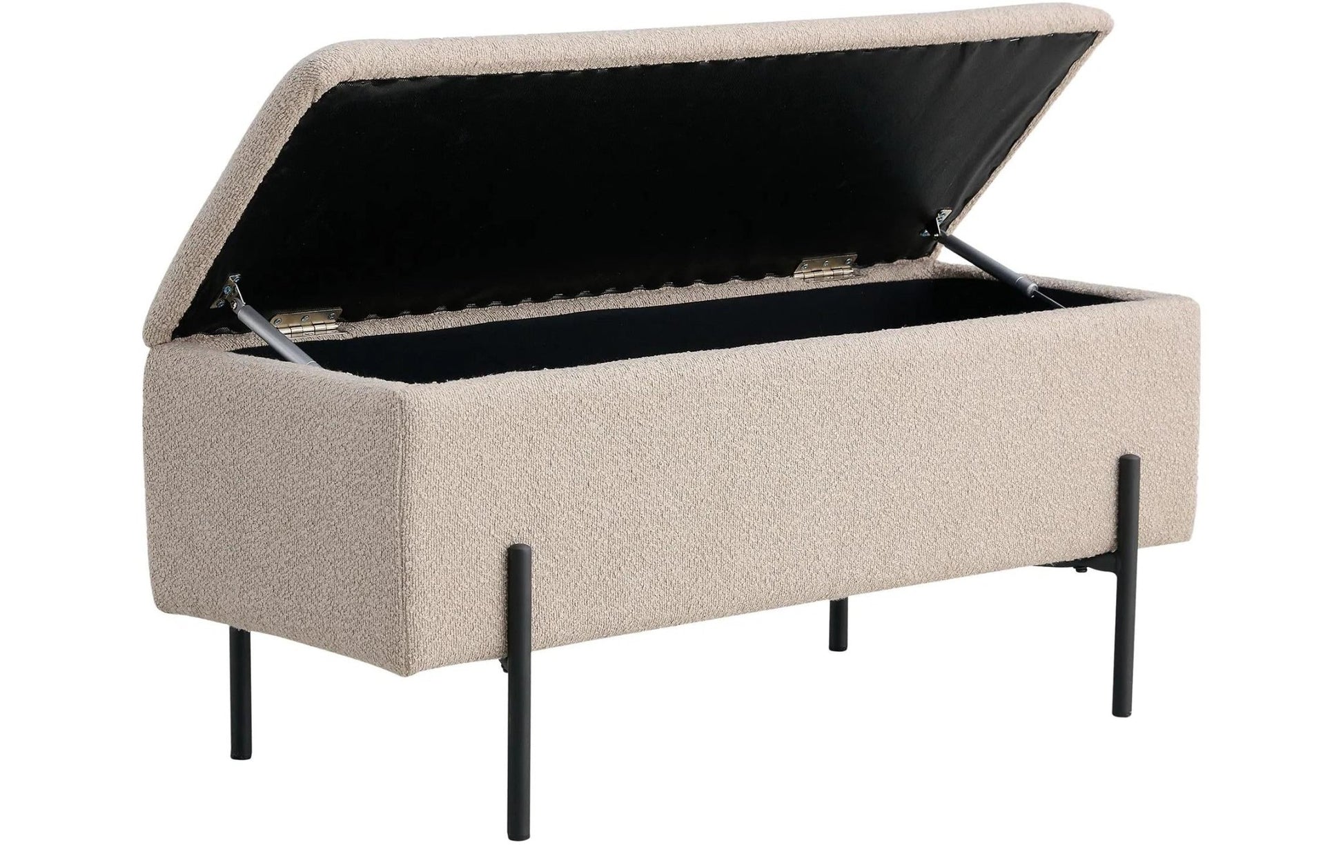 Sitztruhe Watford 36.5 x 95 x 46 cm, Beige - MEGART