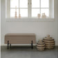Sitztruhe Watford 36.5 x 95 x 46 cm, Beige - MEGART