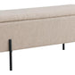 Sitztruhe Watford 36.5 x 95 x 46 cm, Beige - MEGART