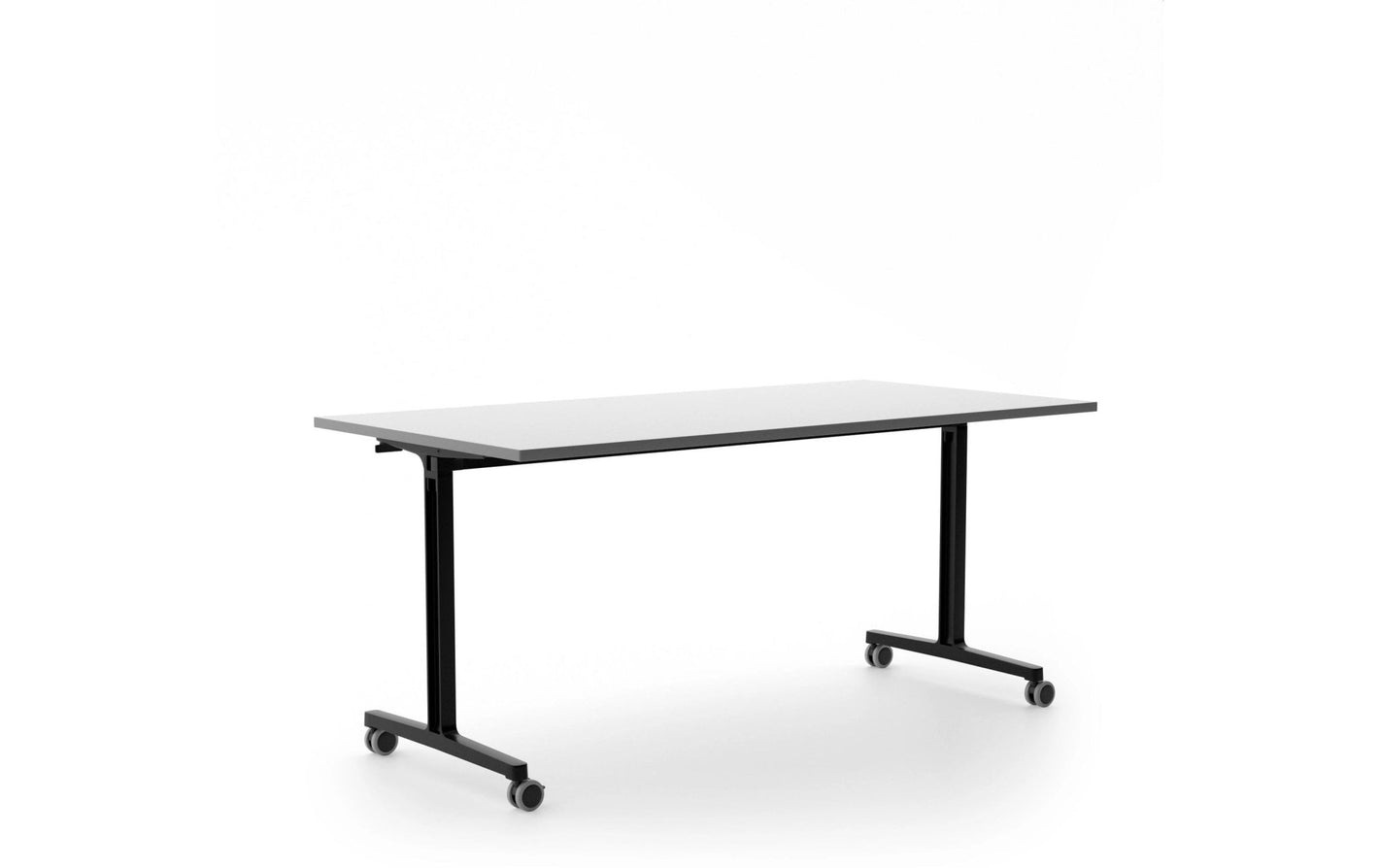 Profim Tisch U - Connect 3490 - 24 160 x 80 cm, Hellgrau/Schwarz - MEGART