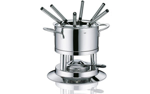 Fleischfondue - Set Cailin 10 Teile, Silber - MEGART