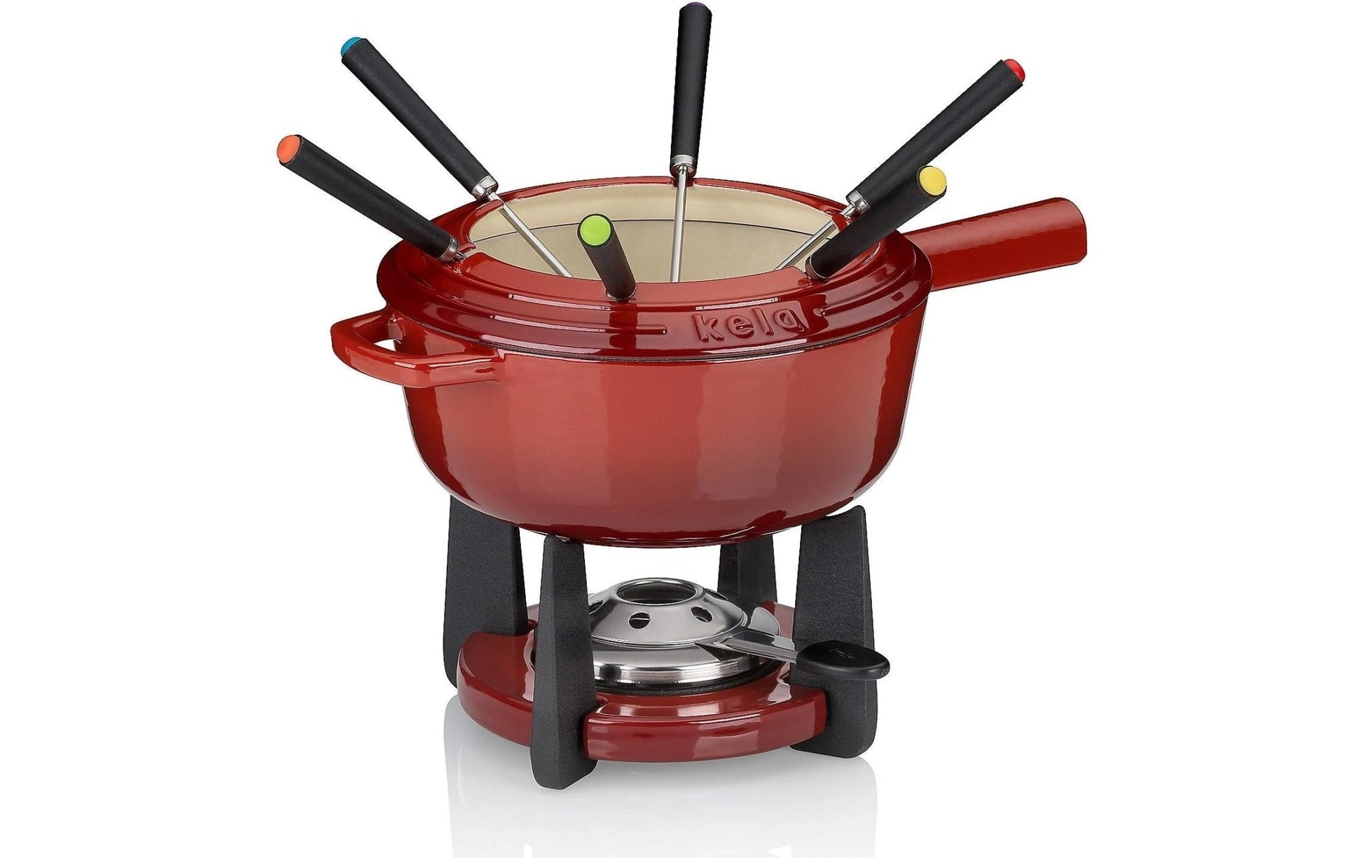 Käsefondue - Set Calido 11 Teile, Rot - MEGART