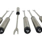 Fleischfondue - Set Cailin 10 Teile, Silber - MEGART