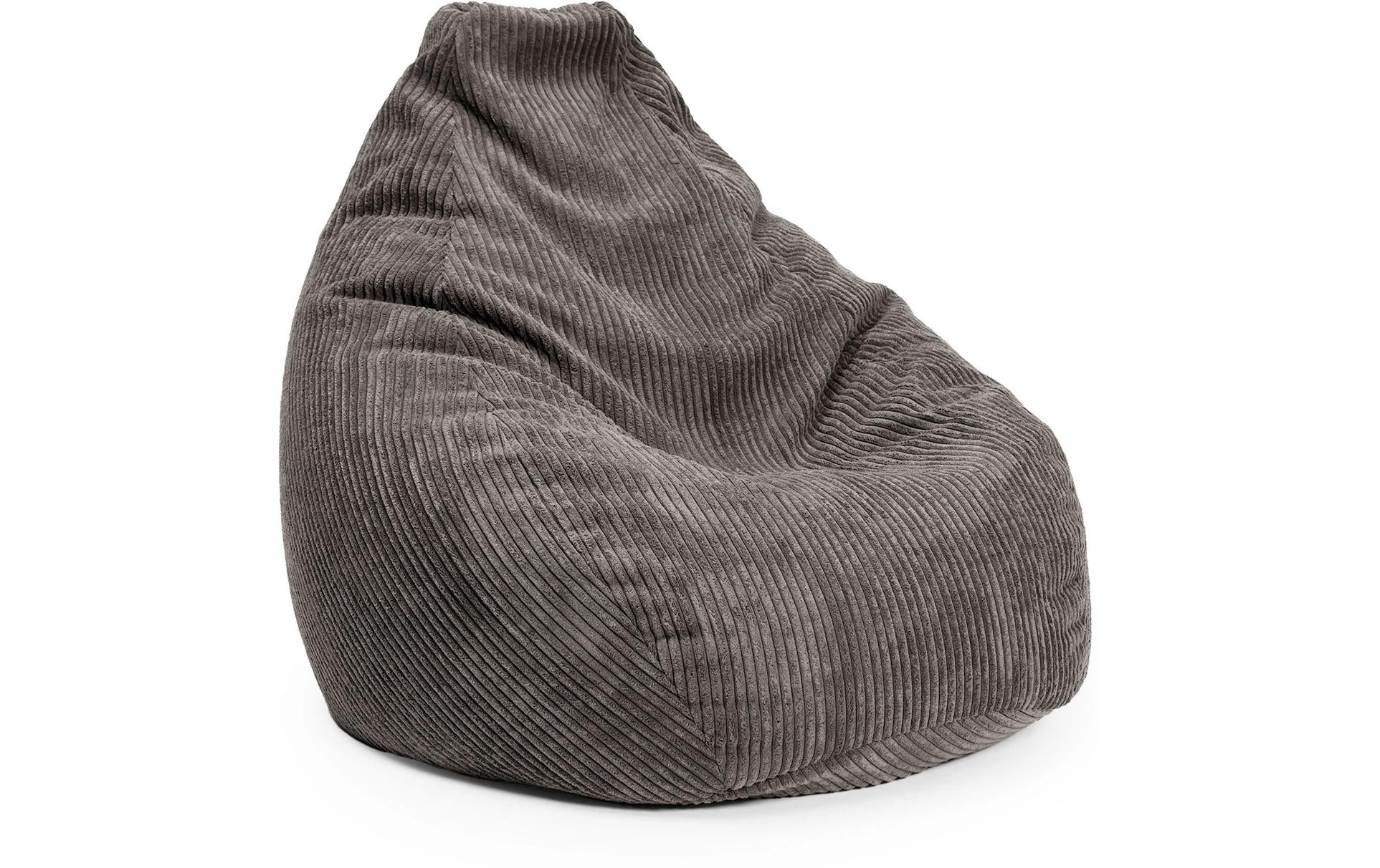 Sitzsack Giant Cord 400 L, Dunkelgrau - MEGART