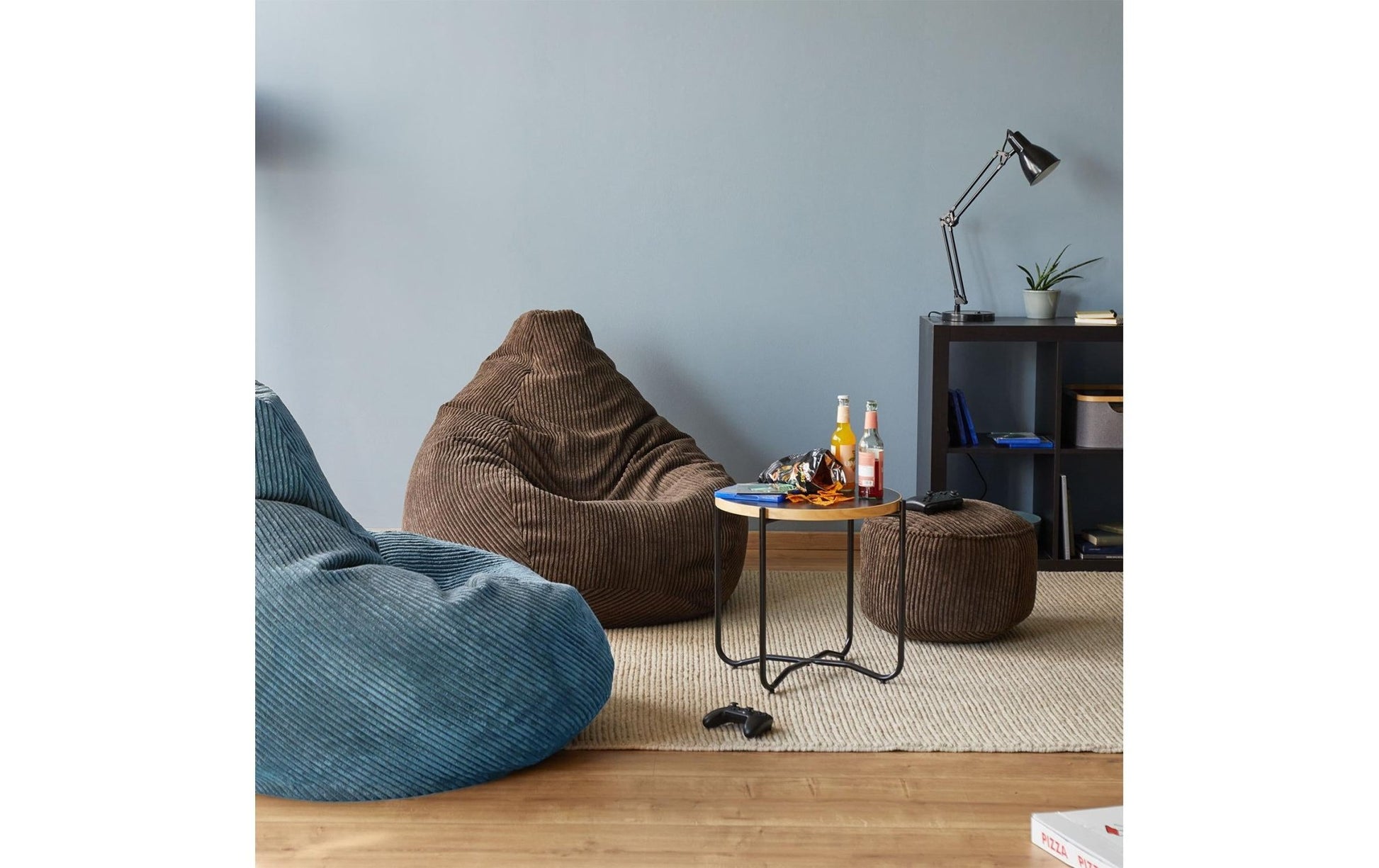 Sitzsack Giant Cord 400 L, Blau - MEGART