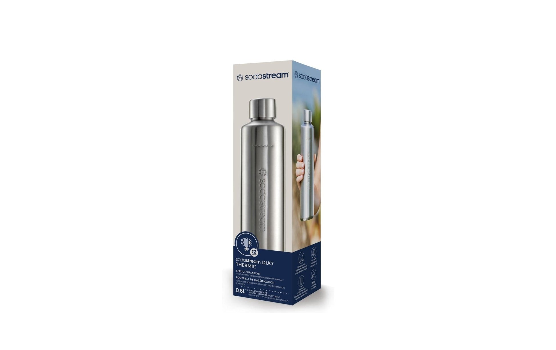 Flasche Duo Silber - MEGART
