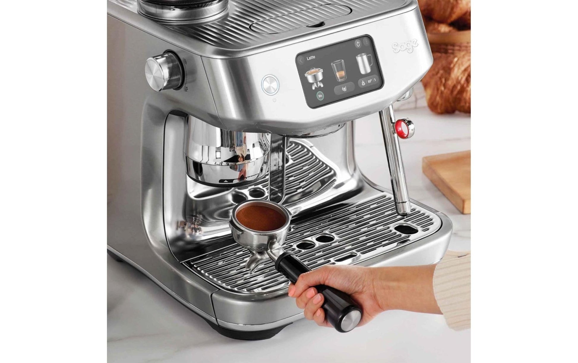 Siebträgermaschine Oracle Jet SES985 Silber - MEGART